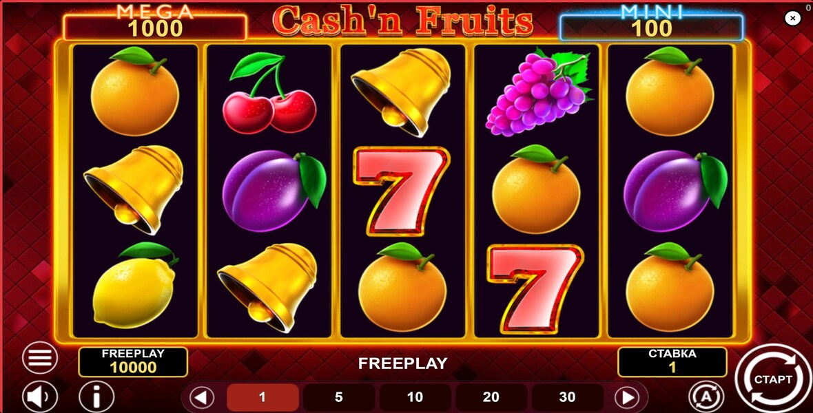 Cash’n Fruits Hold and Win